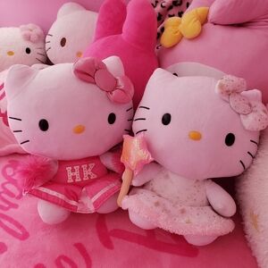 2013 Hello Kitty Ty Plushies. They are around 12"